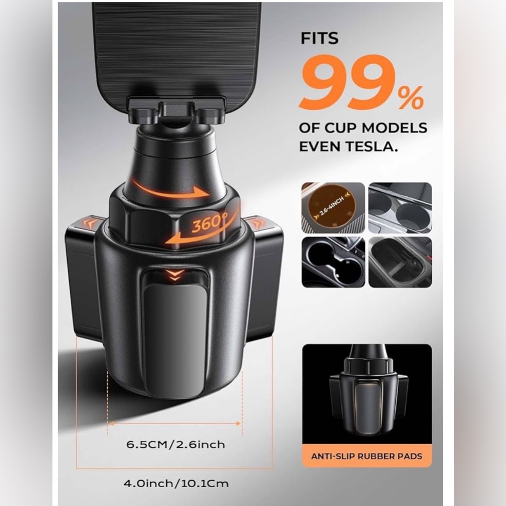 Lisen cup holder phone holder